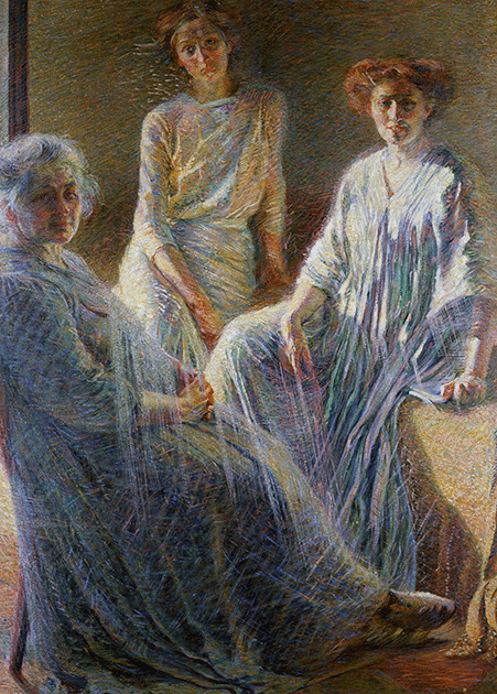 Umberto Boccioni, Three Women, 1909-1910. Banca Commerciale Italiana, Milan. Image: © DeA Picture Library / Art Resource, NY